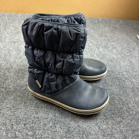 CROCS Shoes - CROCS Women’s Winter Puff Boot Blue size: 9